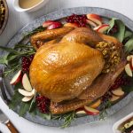 Apple-Glazed Roast Turkey with Stuffing and Gravy