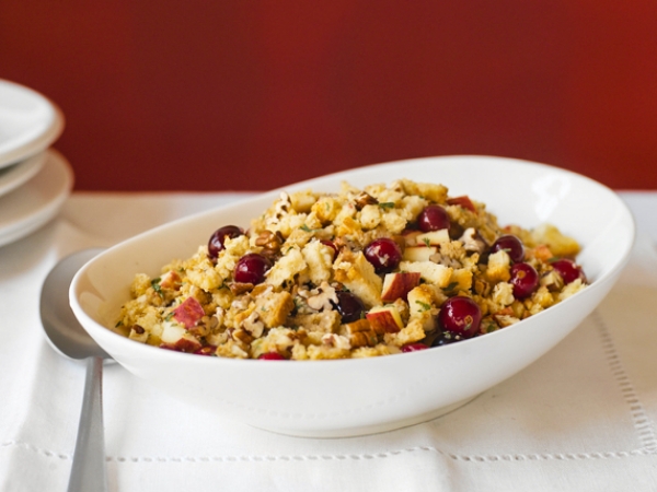 Apple Cranberry and Pecan Stuffing