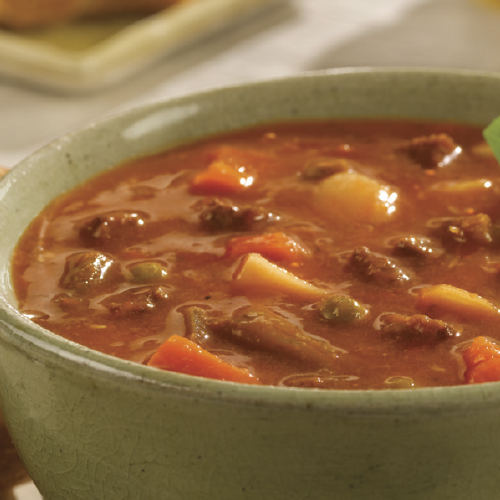 Easy boil in bag Campbell's Signature Frozen Beef Pot Roast is a must on your seasonal Fall and Winter soups menu.