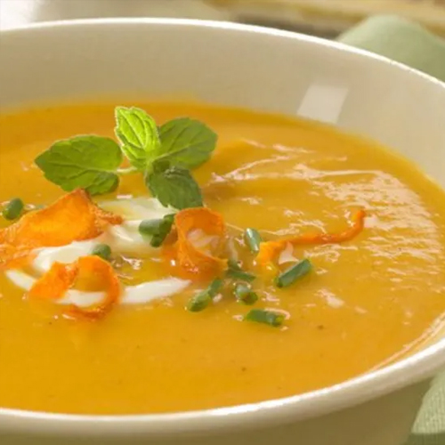 Campbell's Butternut Squash Bisque featured Fall soups 