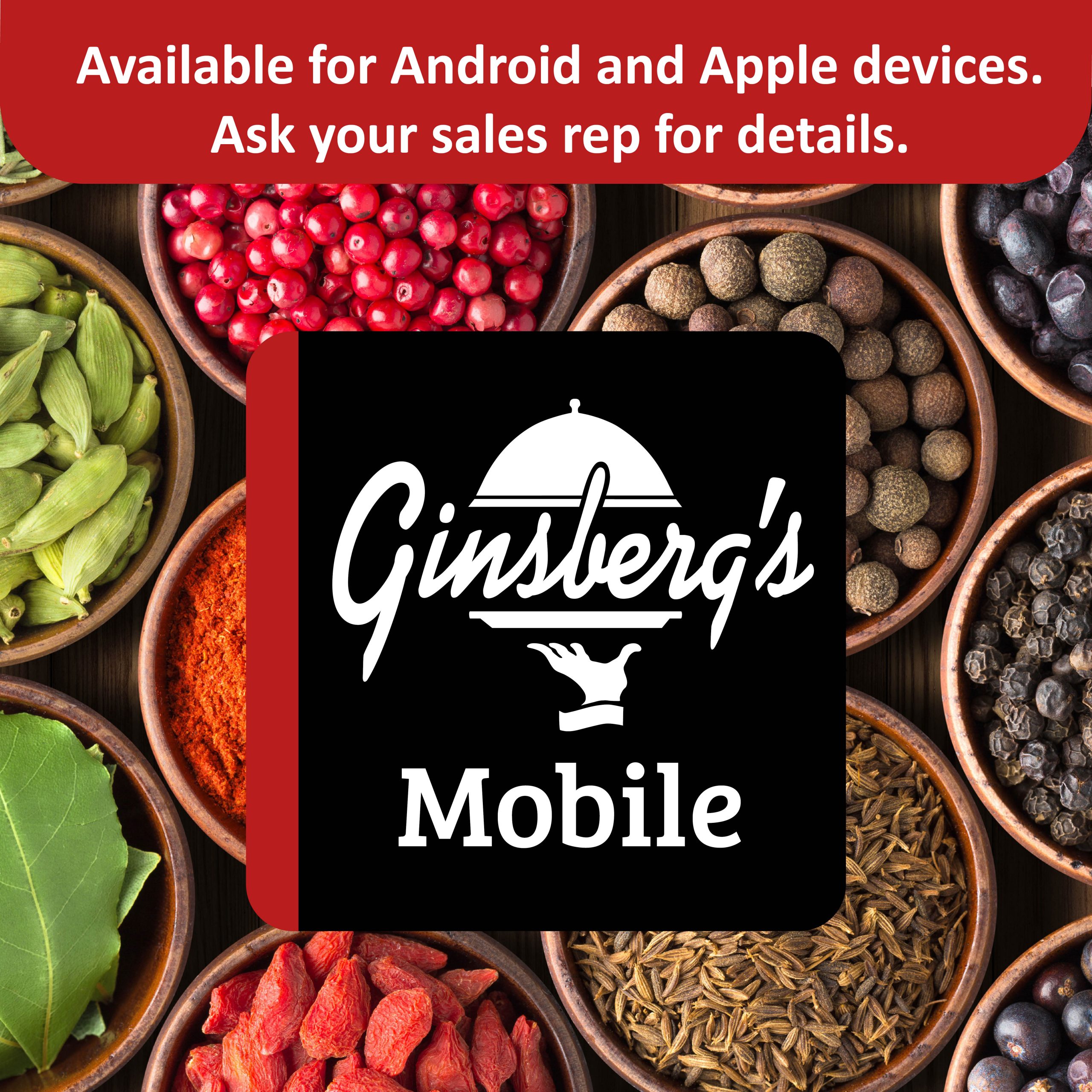 Ginsberg's Mobile Ordering