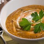 Curried Roasted Root Vegetable Soup