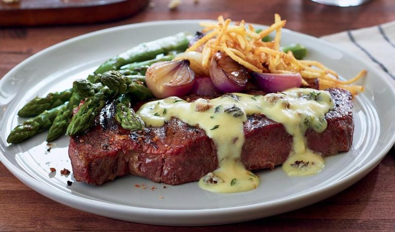 New York Strip with Morel Mushroom Sauce