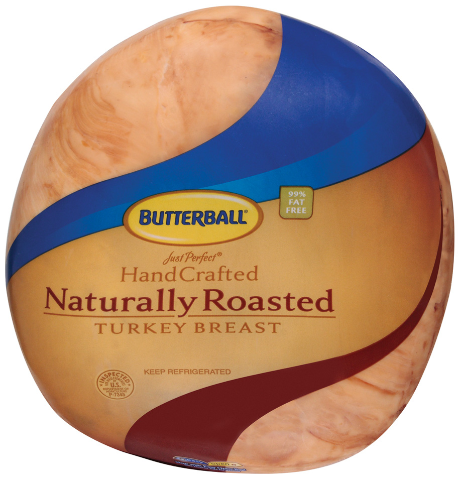 Butterball Hand Crafter Naturally Roasted Turkey Breast Deli Meat