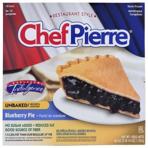 Chef Pierre No Sugar Added Blueberry Pie