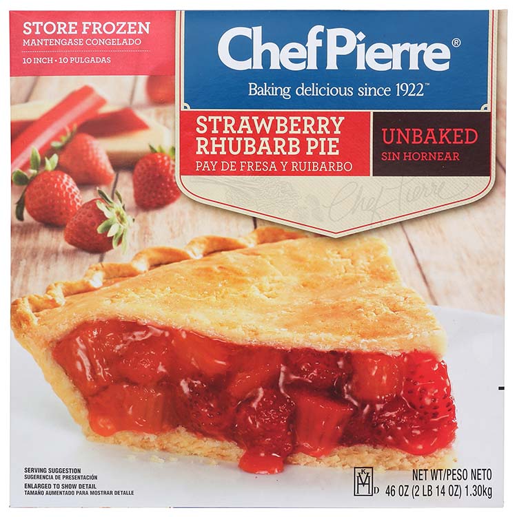 Chef Pierre Strawberry Rhubarb Pie