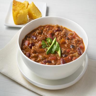 Campbell's Soup Beef Chili Spicy Pepper Trio