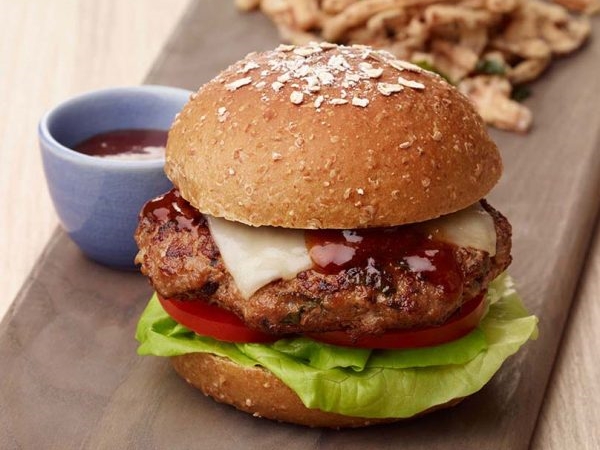 Butterball Herbed Turkey Burger with Cranberry Ketchup