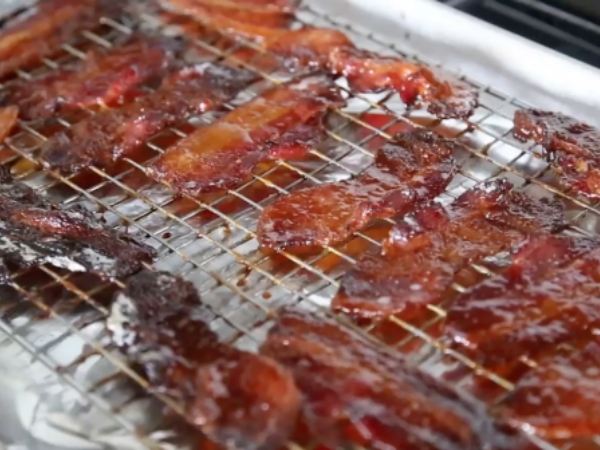 Honey Mustard Candied Bacon