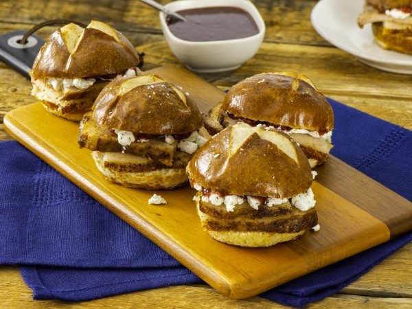 Ancho Crusted Pork Belly Sliders