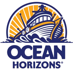 Ocean Horizons Seafood Logo Wholesale Foodservice shrimp and haddock