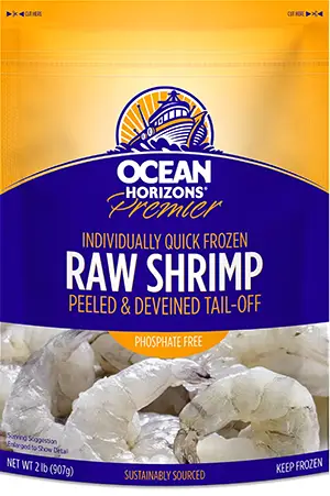 Ocean Horizons Aqua Star Raw Shrimp Packaging