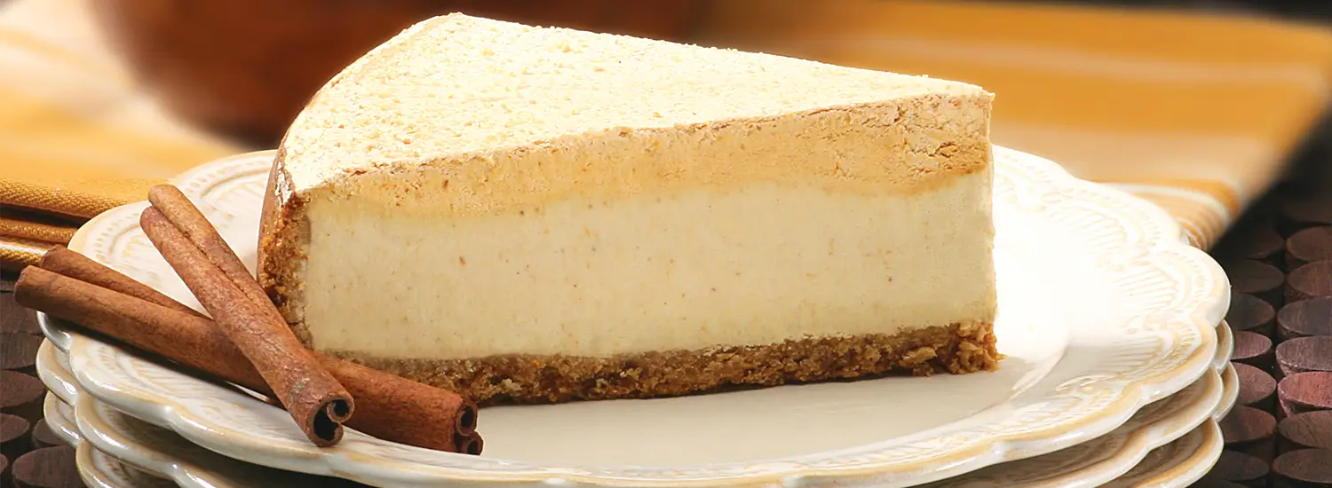 Pumpkin Cheese cake available at Food Distributor Ginsberg's Foods local restaurant supplies