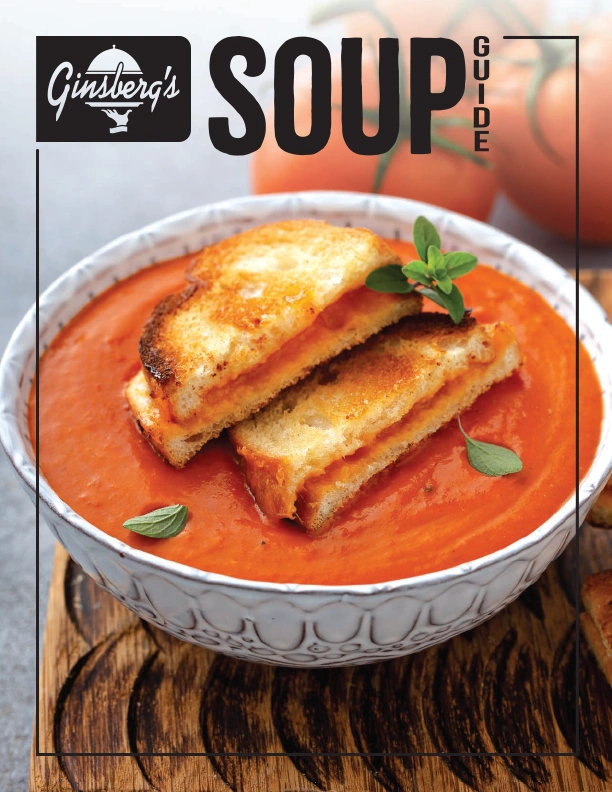 Ginsbergs Soup guide features soups from Campbell's, Kettle Cuisine and Blount as well as ingredients to make from scratch from a NY food distributor delivering premium restaurant supplies