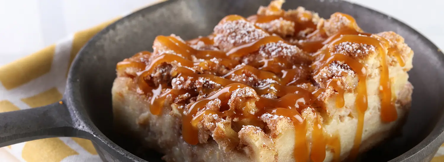 Dianne's bread pudding is available at NY top food distributor delivering restaurant supplies Ginsberg's Foods Fall desserts