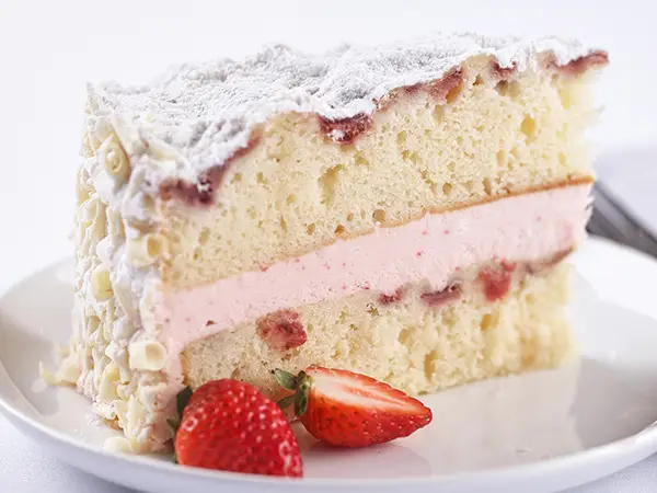 Dianne's Strawberry Cream Cake for Mother's Day dessert restaurant supplies from premier ny food distributor, Ginsberg's Foods