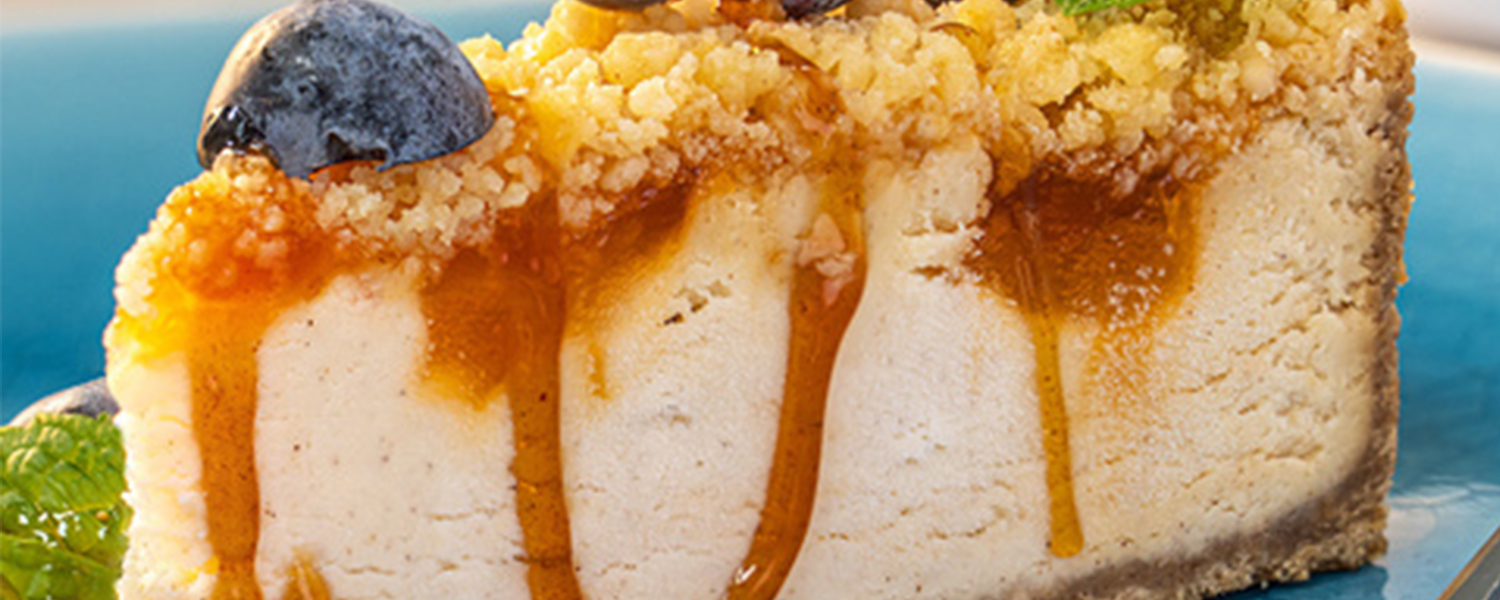 Hot Honey Peach Cheesecake | Premium Cheesecake Dessert for Foodservice sysco